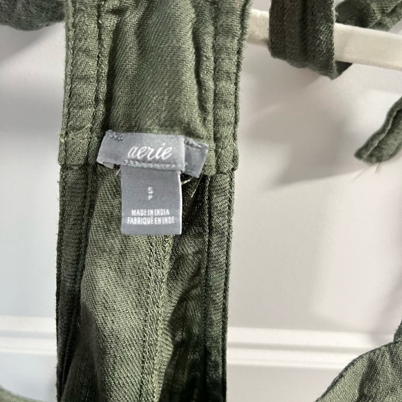 Aerie Shoulder Tie Overalls - Picture 2 of 4